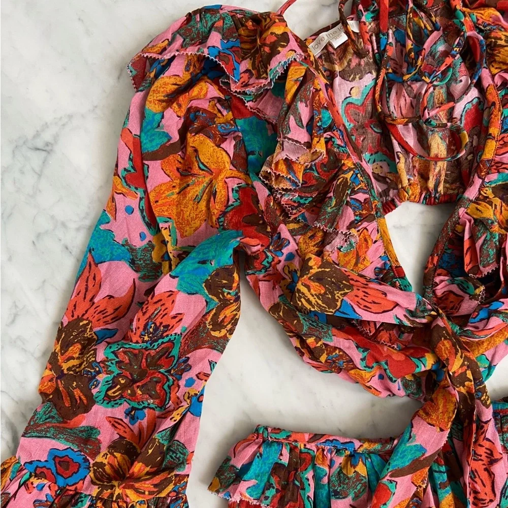 Anthropologie Floral Cutout Dress - Picture 6 of 6